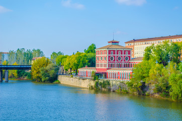 View of the casa de las ciencias museum in the spanish city Logrono © dudlajzov