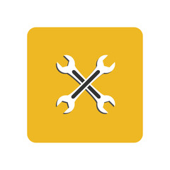 Wrench icon. Vector Illustration