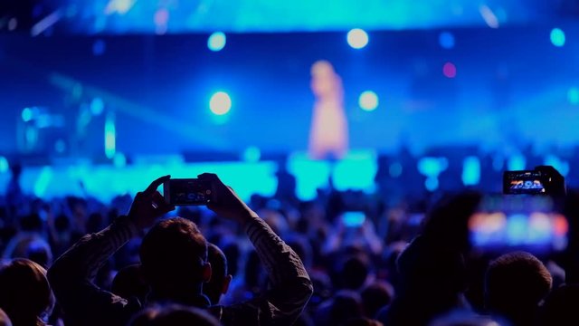 Audience at the music concert