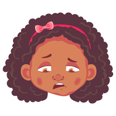 african girl character