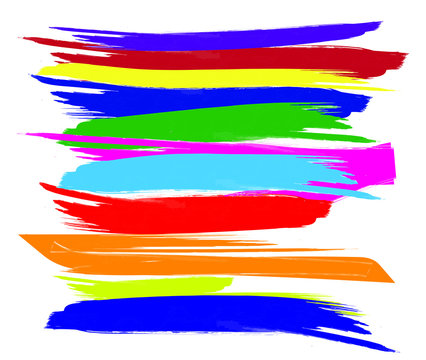 Farbflecken Bunt Streifen