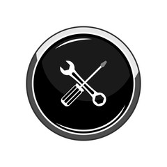 Screwdriver icon. Vector Illustration