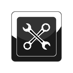 Wrench icon. Vector Illustration