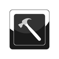 Hammer icon. Vector Illustration