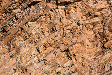 Franciscan Cherts in the Marin Headlands- geological background or texture 