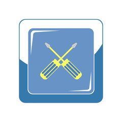 Screwdriver icon. Vector Illustration