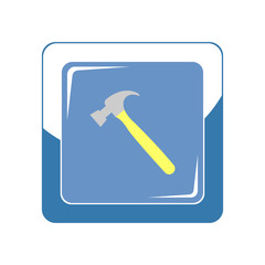 Hammer icon. Vector Illustration
