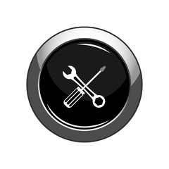 Screwdriver icon. Vector Illustration