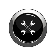 Wrench icon. Vector Illustration