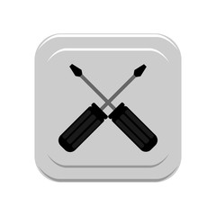 Screwdriver icon. Vector Illustration