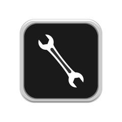 Wrench icon. Vector Illustration