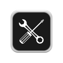 Screwdriver icon. Vector Illustration