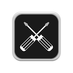 Screwdriver icon. Vector Illustration