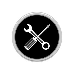 Screwdriver icon. Vector Illustration