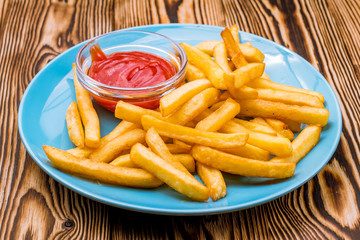 french fries on board