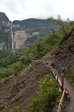 Gocta waterfall, 771m high. Chachapoyas, Amazonas, Peru