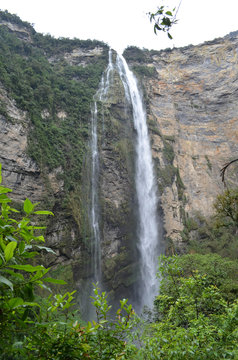 Gocta waterfall, 771m high. Chachapoyas, Amazonas, Peru