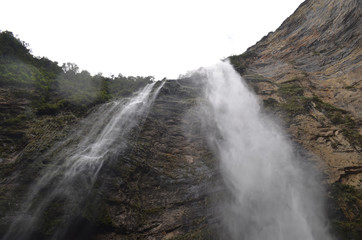 Gocta waterfall, 771m high. Chachapoyas, Amazonas, Peru