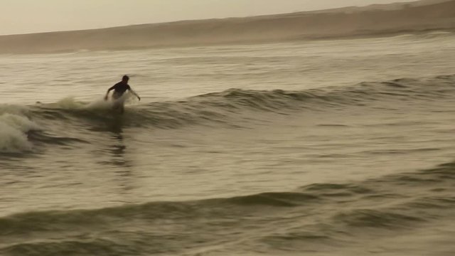 Surfing in Huanchaco beach