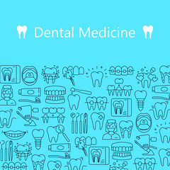 Dentistry and orthodontics pattern