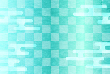 海　夏　和紙　背景 