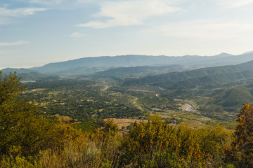 Afternoon light over Ojai California before the Thomas Fire