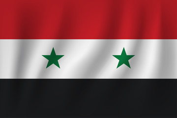 vector of ripple syria flag