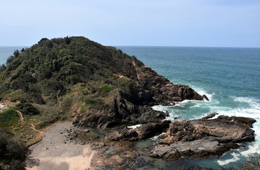 Pacific coast at Port Macquarie, in New South Wales Australia.