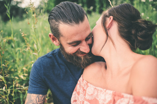 Kissing Cheek