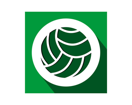 volleyball green sports equipment tool utensil image vector