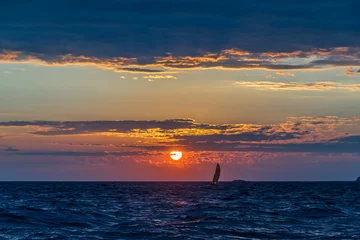 Tuinposter Sunset on Superior Lake © Pavel Cheiko
