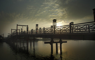 Fototapeta na wymiar Hoi An bridge Vietnam