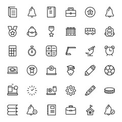 Fototapeta premium Flat icon set