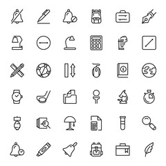 Flat icon set