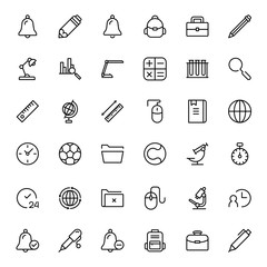 Flat icon set