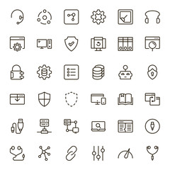 Programming icon set