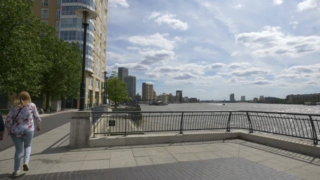 River Thames seen from the waterfront