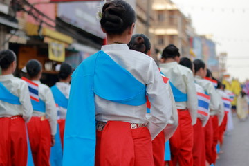 Culture and traditional clothing of thailand.identity