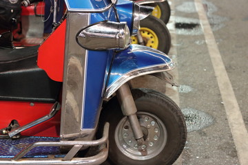 Fototapeta premium tuk tuk in thailand