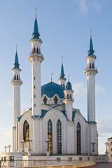 Fototapeta na wymiar Mosque of Kul-Sharif in Kazan kremlin. Tatarstan.