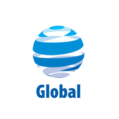 vector logo globe