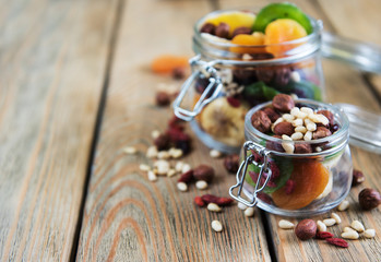 Dried fruits and nuts
