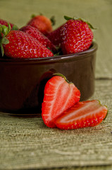 Fragole in vaso
