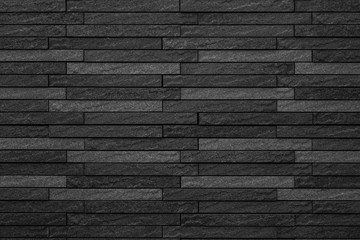 Black brick wall background