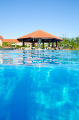 Fototapeta premium swimming pool with bar, Vietnam
