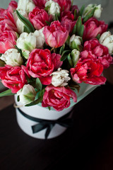 large bouquet of tulips
