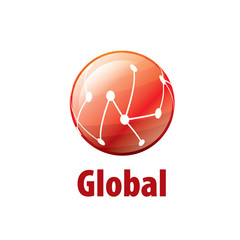 vector logo globe