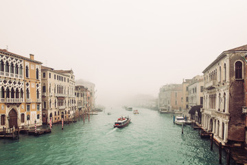 View of the Grand Canal from the Rialto Bridge