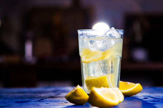 cold lemon drink
