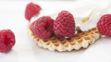 biscuit galette framboises